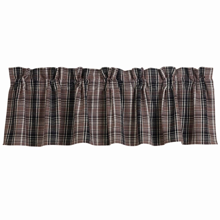 Home Goods * | Best Reviews Of Hiend Accents Plaid Valance, 84 X18