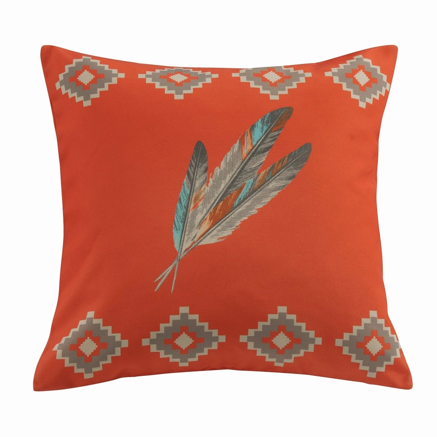 Garden & Patio * | Best Pirce Hiend Accents Feather Outdoor Pillow, 20 20