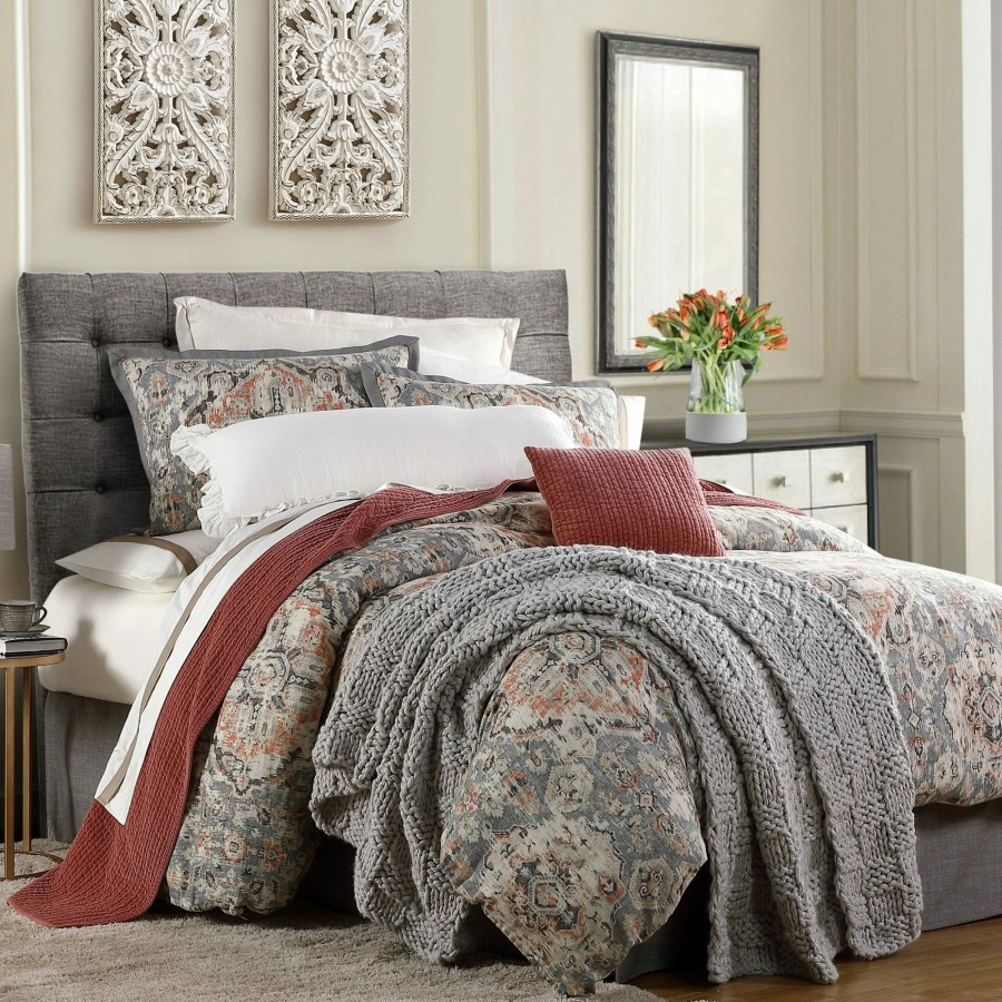 Bedding * | Deals Hiend Accents Carmen Kilim Comforter Set, 3Pc