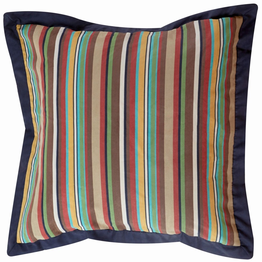 Bedding * | Buy Hiend Accents Tammy Stripe Euro Sham , 27 27