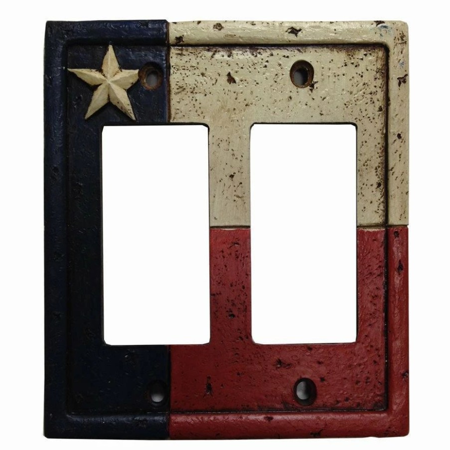 Lighting & Ceiling Fans * | Flash Sale Hiend Accents Texas Switchplate Cover(Ea)