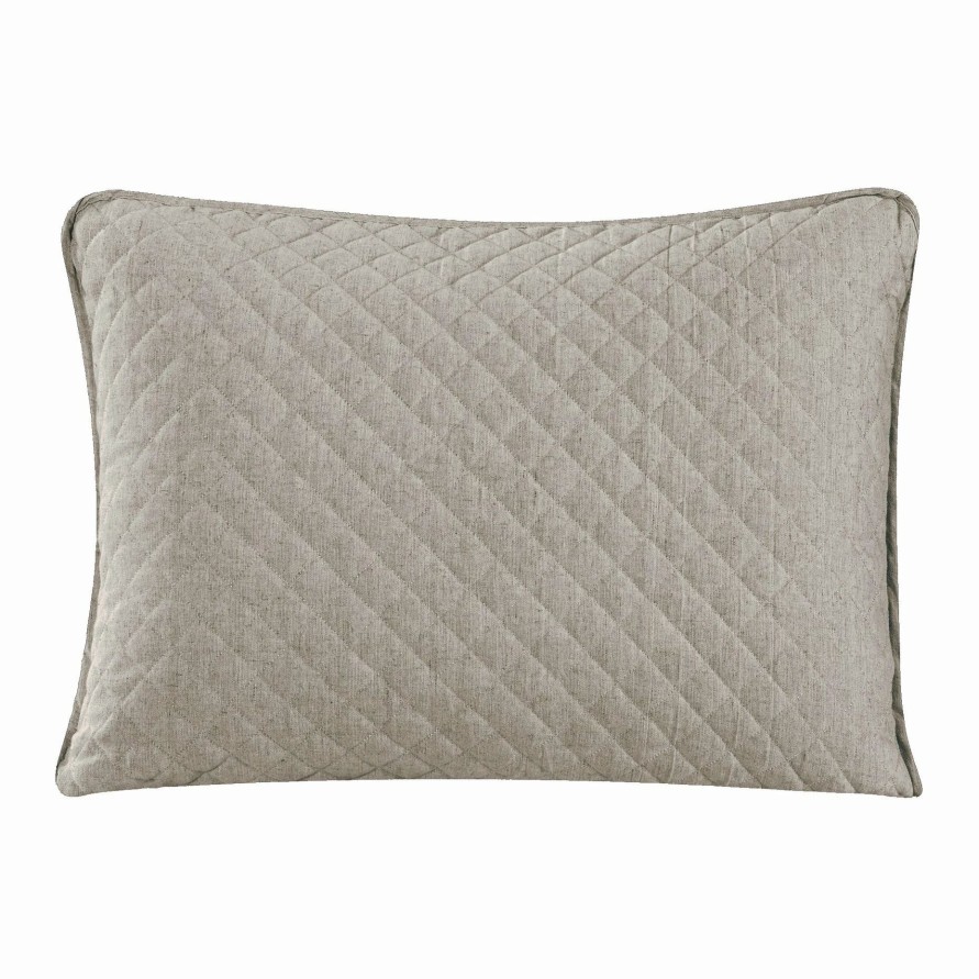 Bedding * | Best Reviews Of Hiend Accents Anna Diamond Quilted Pillow Sham Set, 2Pc