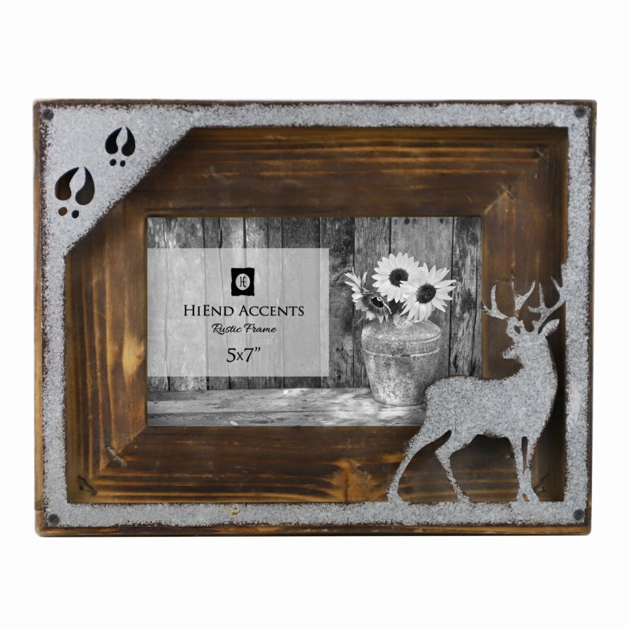 Home Goods * | Buy Hiend Accents Deer Cutout Frame, 4 6