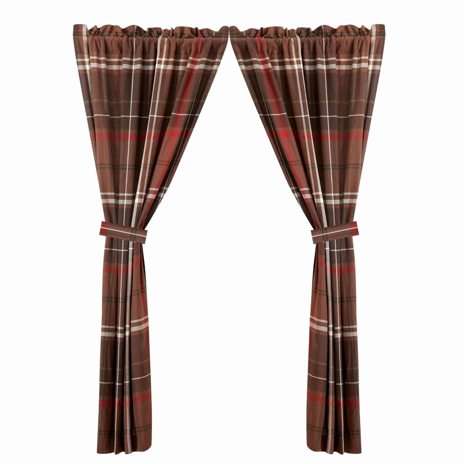 Home Goods * | Cheapest Hiend Accents Jackson Plaid Curtains (Pair), 48 84