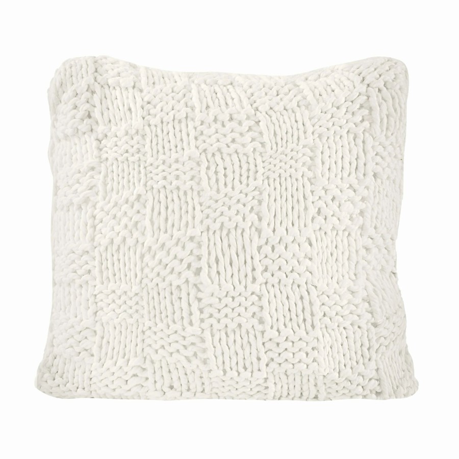 Bedding * | Cheap Hiend Accents Chess Knit Euro Sham, 27 X27