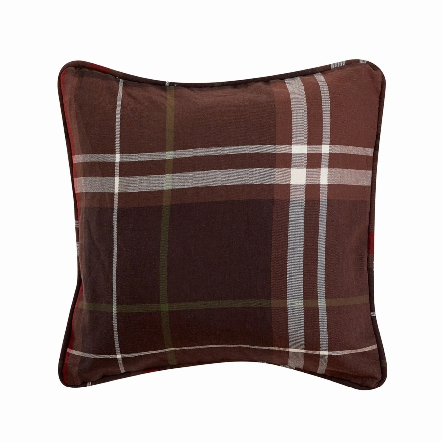 Bedding * | Best Deal Hiend Accents Jackson Plaid Euro Sham, 27 27