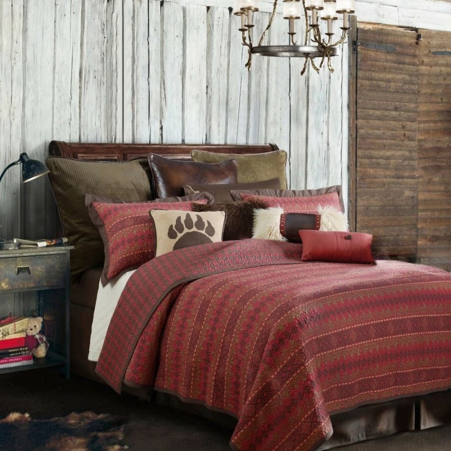 Bedding * | Outlet Hiend Accents Rushmore Quilt Set