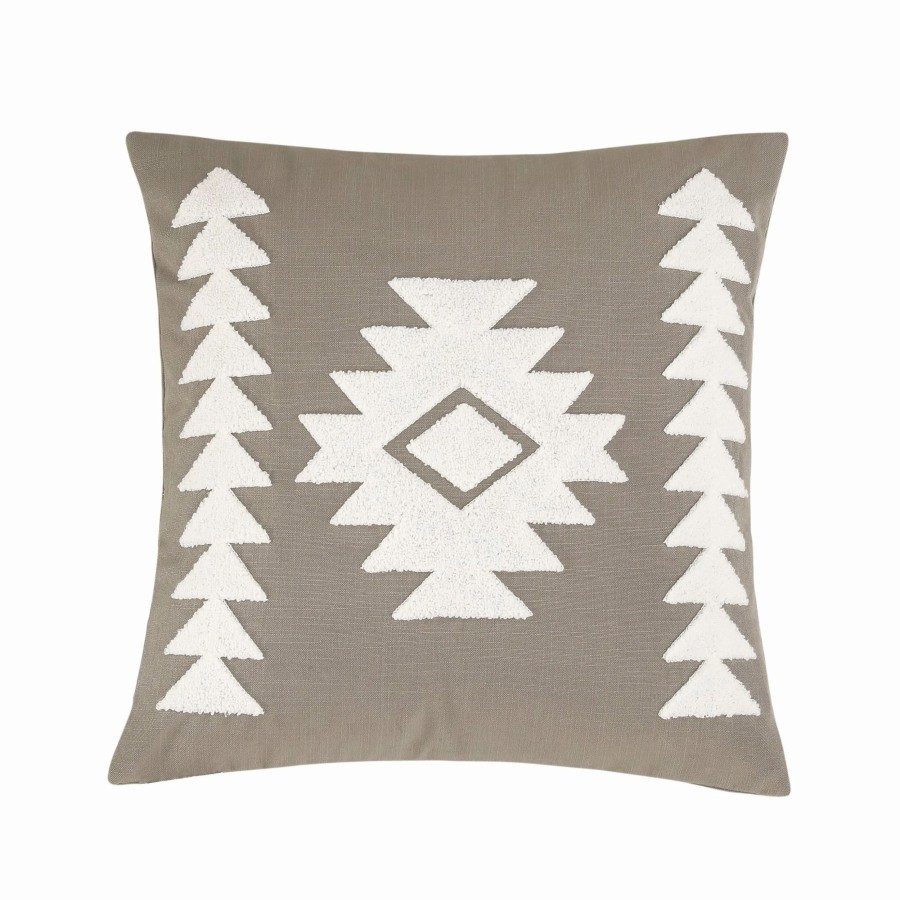 Bedding * | Best Pirce Hiend Accents Applique Aztec Pillow , 18 18