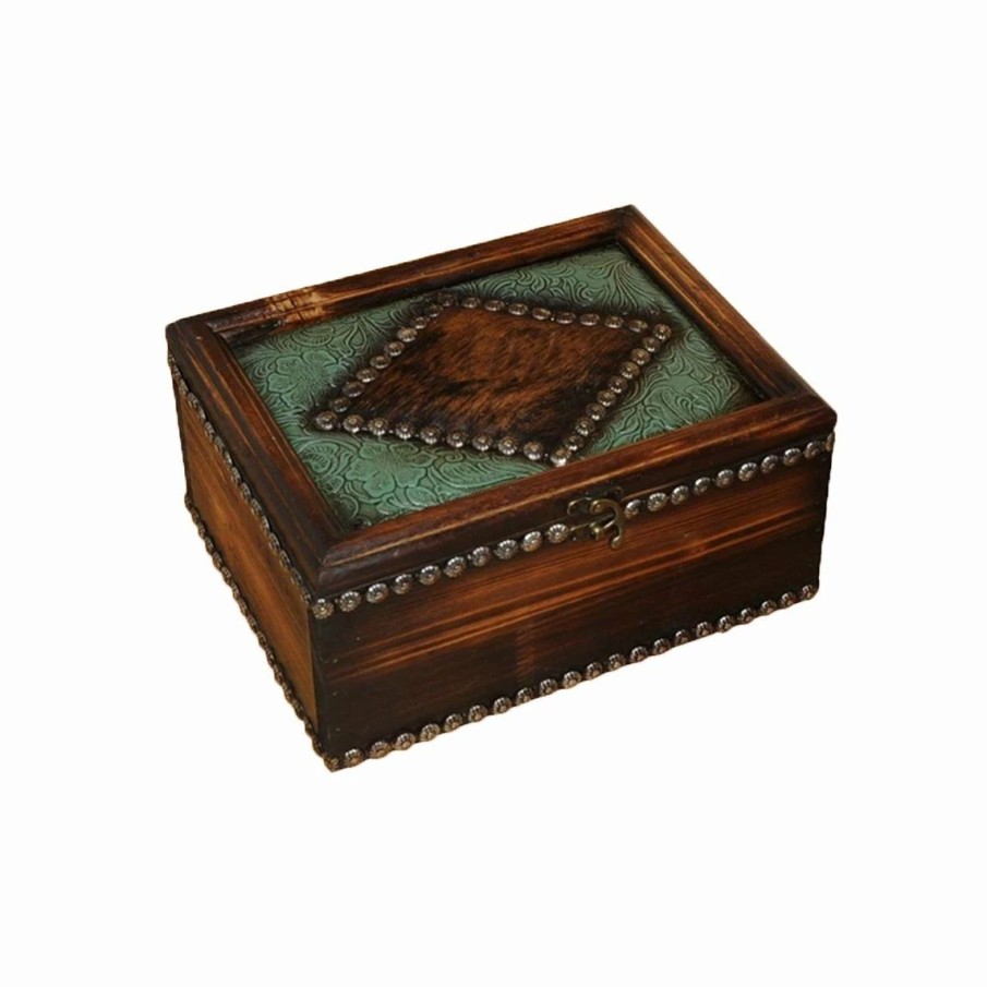 Home Goods * | Best Sale Hiend Accents Western Trinket Box Large