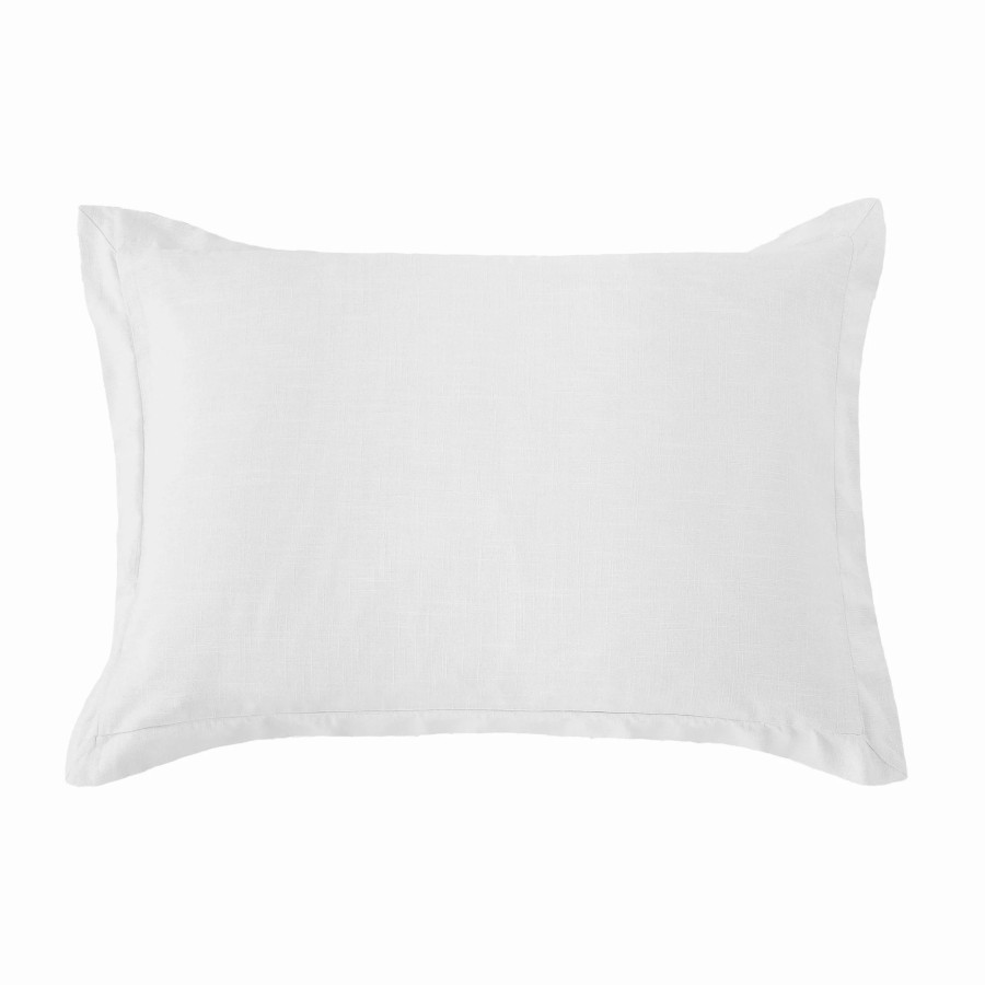 Home Goods * | Promo Hiend Accents Hera Washed Linen Tailored Dutch Euro Pillow, 27 X39