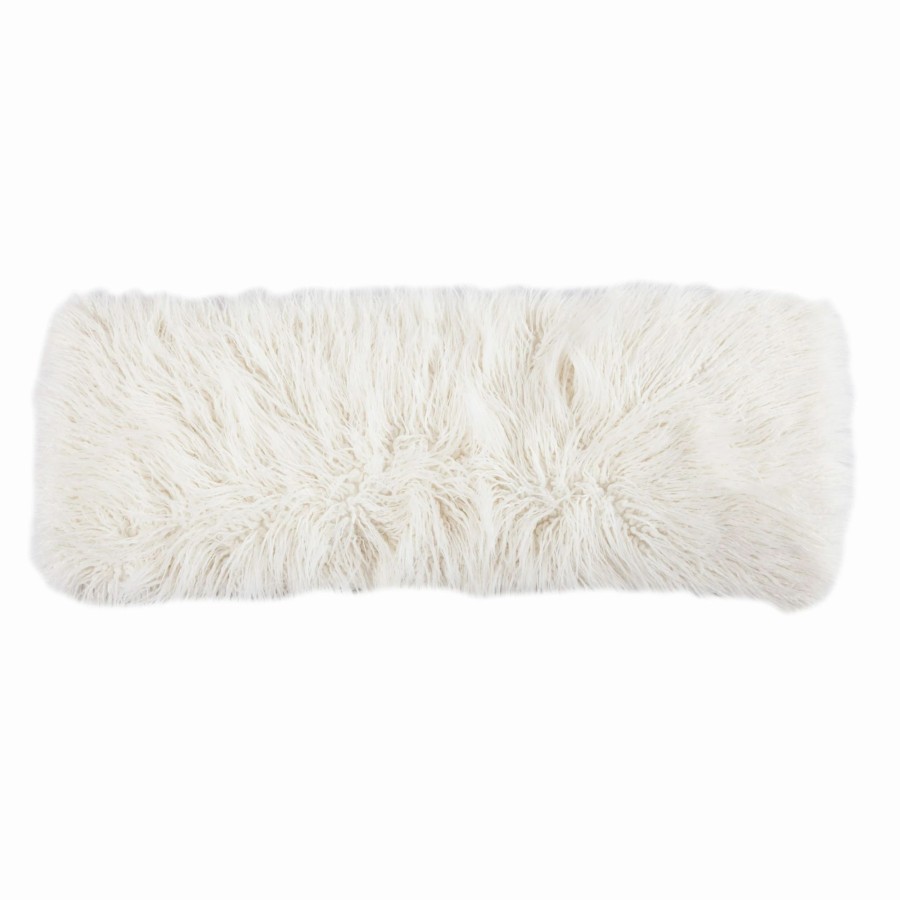 Home Goods * | Cheap Hiend Accents Mongolian Faux Fur Lumbar Pillow, 14 X36