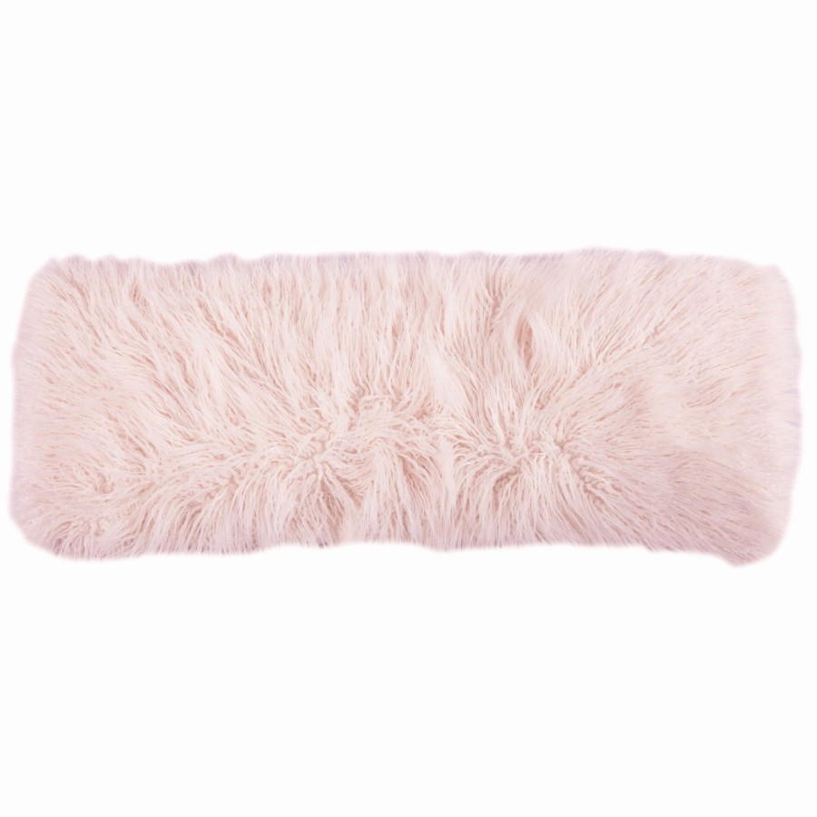 Home Goods * | Cheap Hiend Accents Mongolian Faux Fur Lumbar Pillow, 14 X36