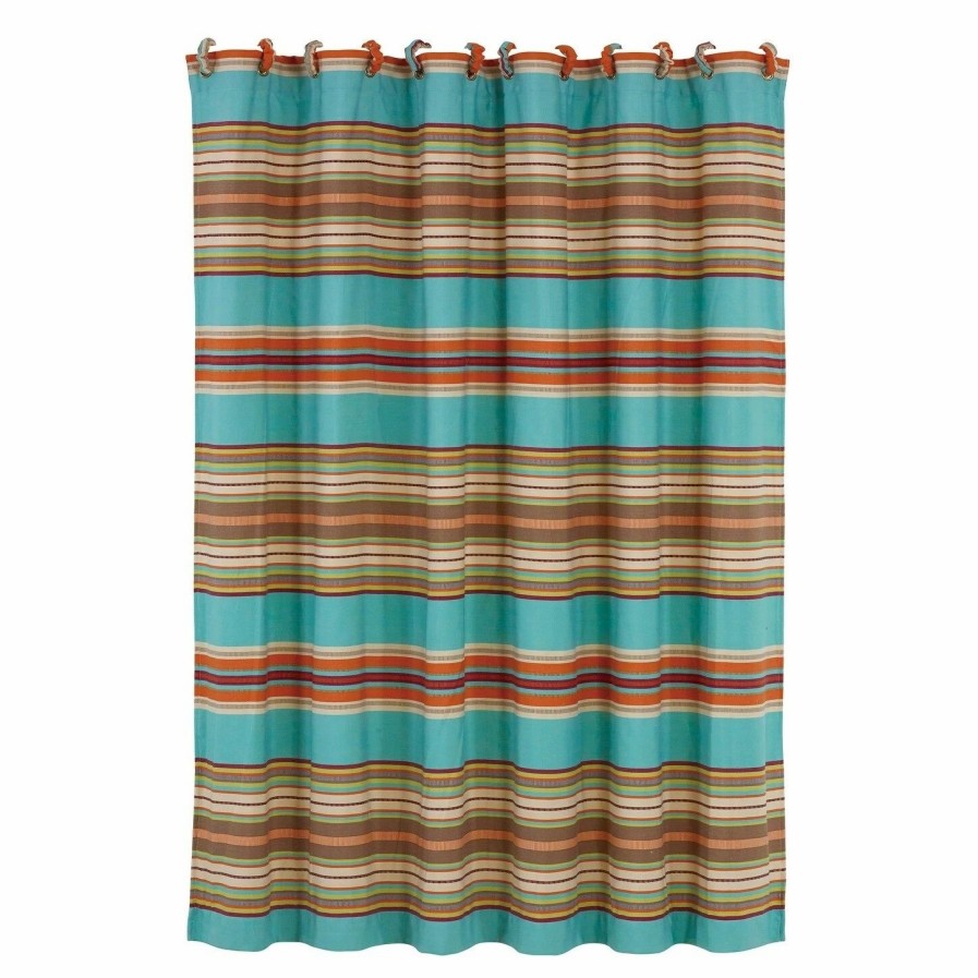 Bedding * | Outlet Hiend Accents Serape Hiend Accents Shower Curtain, 72 72