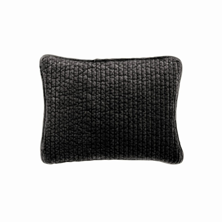 Home Goods * | New Hiend Accents Stonewashed Cotton Velvet Boudoir Pillow