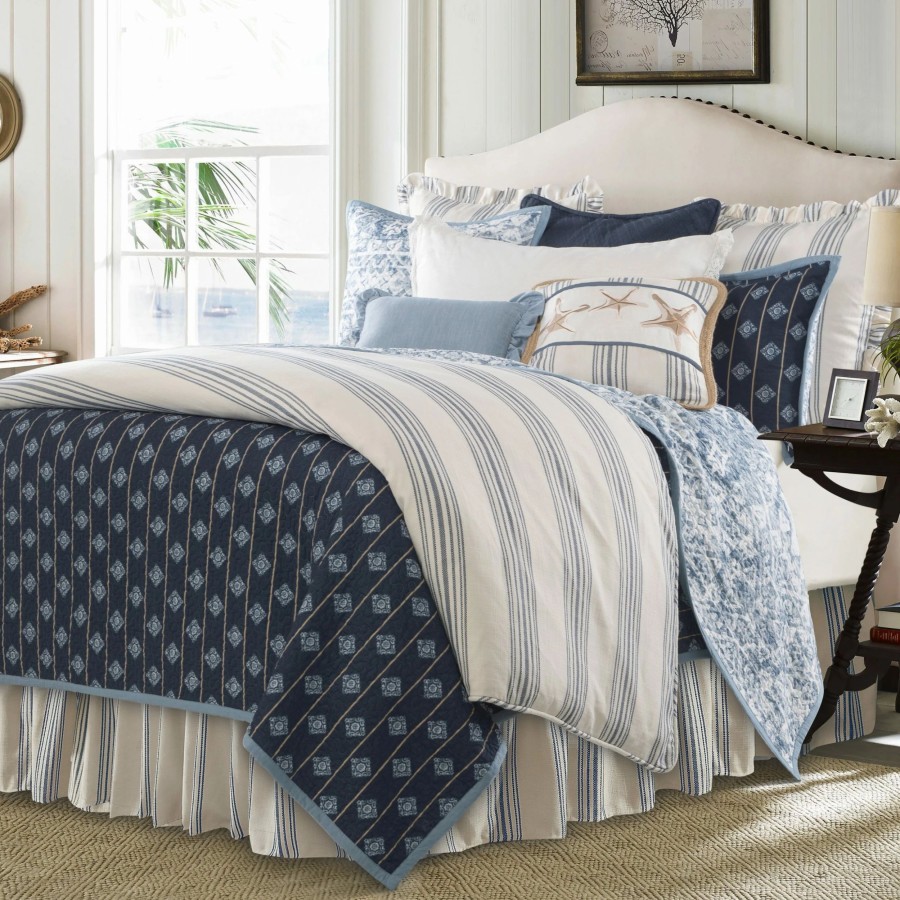 Bedding * | Brand New Hiend Accents Prescott Piped Euro Sham, 27 X27