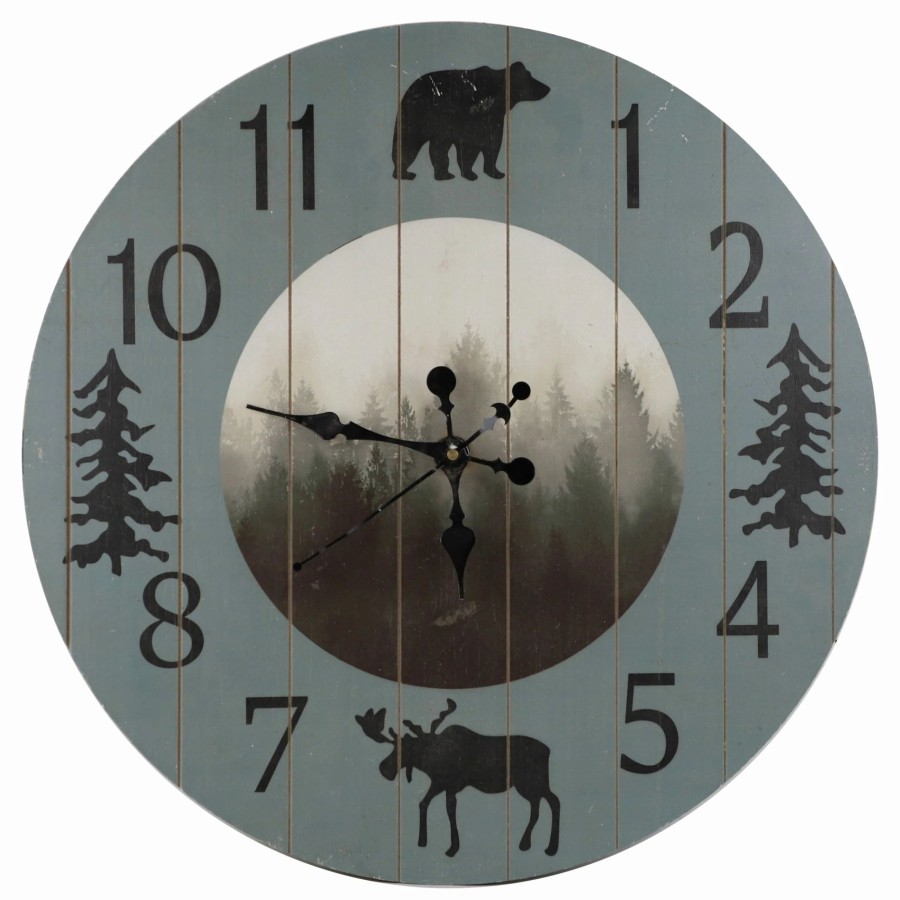 Home Goods * | Outlet Hiend Accents Multi Animal Clock