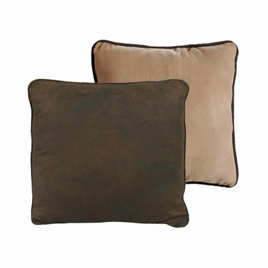 Bedding * | Flash Sale Hiend Accents Euro Sham (1Pc), 27 X27 Lt Tan