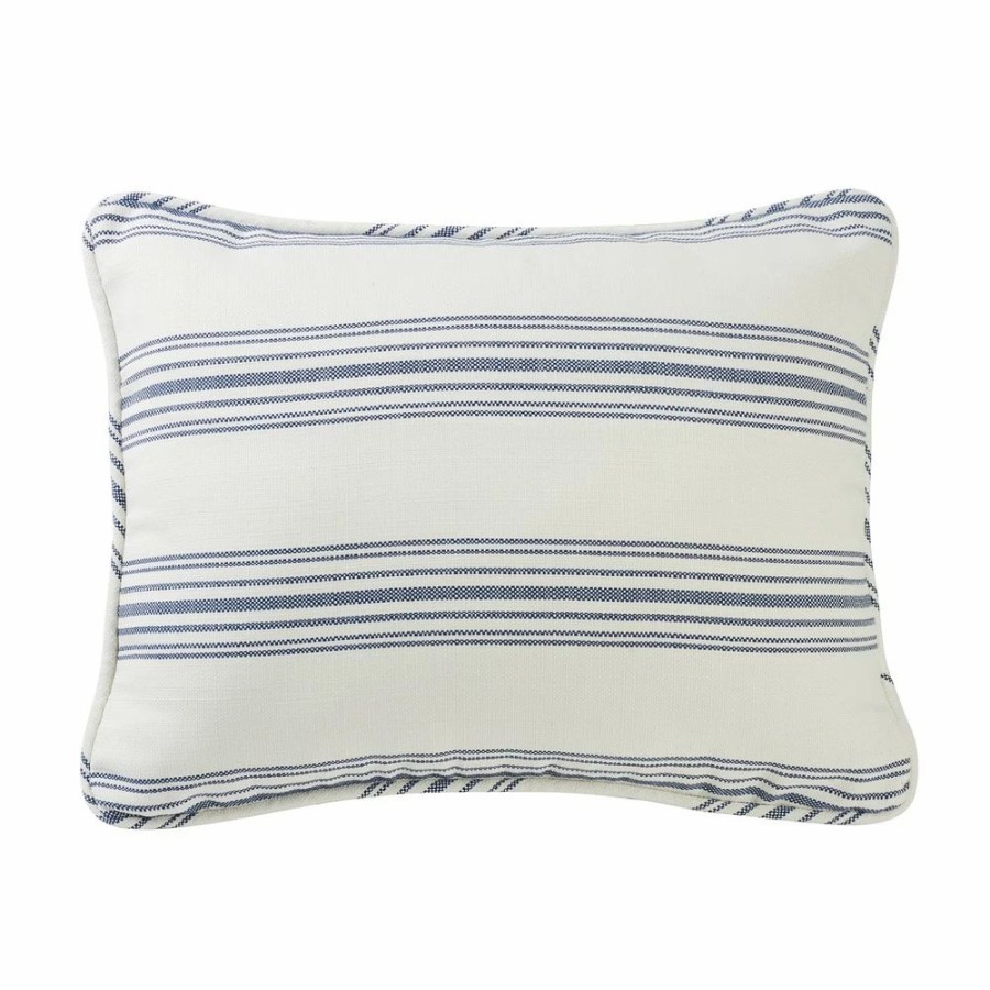 Bedding * | Best Deal Hiend Accents Prescott Stripe Pillow Sham Set, 2Pc