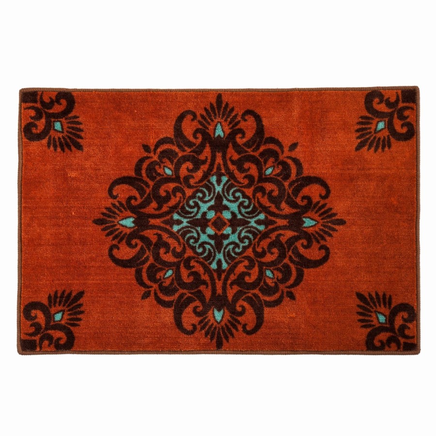 Bedding * | Deals Hiend Accents Medallion Rug, 24 36