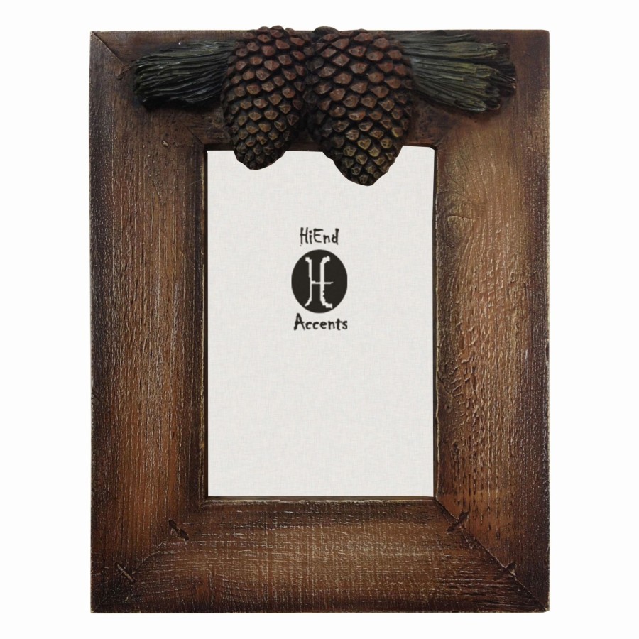 Home Goods * | Best Deal Hiend Accents Pine Cone Frame