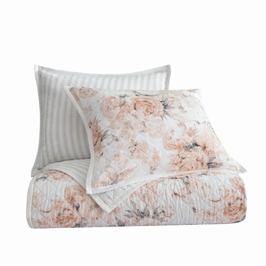 Bedding * | Best Pirce Hiend Accents Colette Reversible Quilt Set