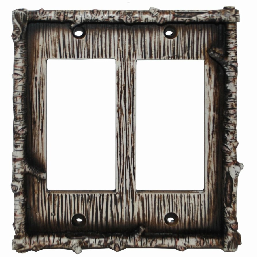 Lighting & Ceiling Fans * | Best Deal Hiend Accents Birch Twig Wall Plate