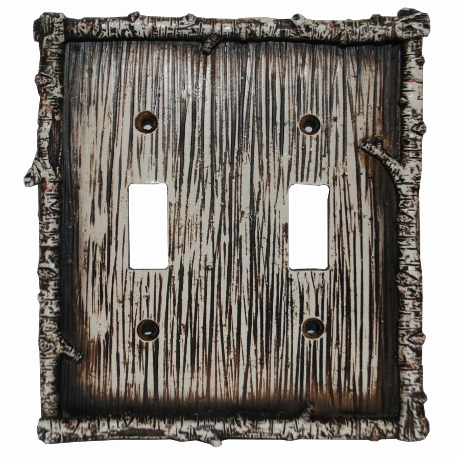 Lighting & Ceiling Fans * | Best Deal Hiend Accents Birch Twig Wall Plate