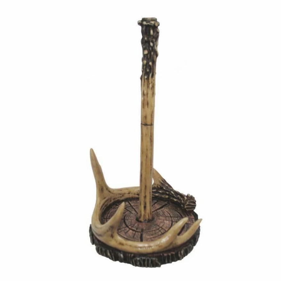 Home Goods * | New Hiend Accents Antler Paper Towel Holder