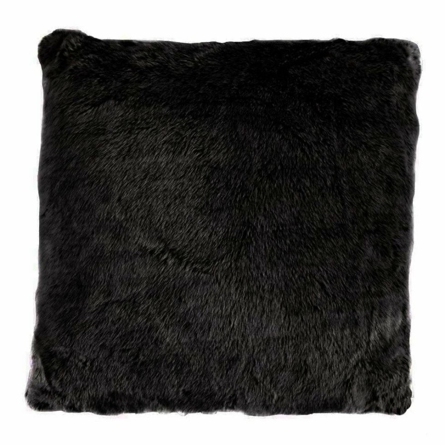 Bedding * | New Hiend Accents Arctic Bear Mink Euro Sham, 27 27 Black