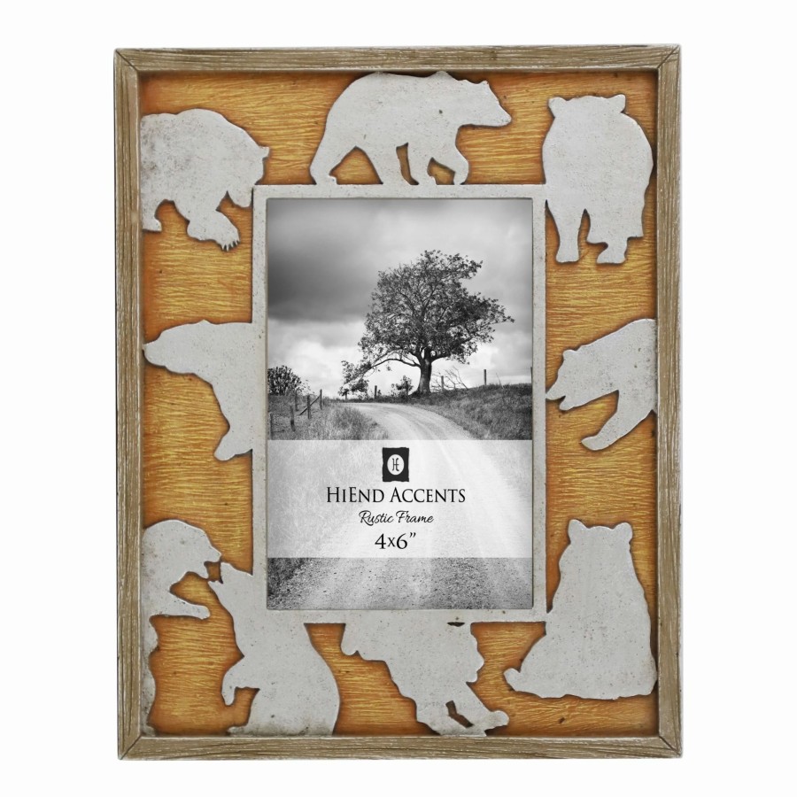 Home Goods * | Hot Sale Hiend Accents Bear Cutout Frame, 4 6