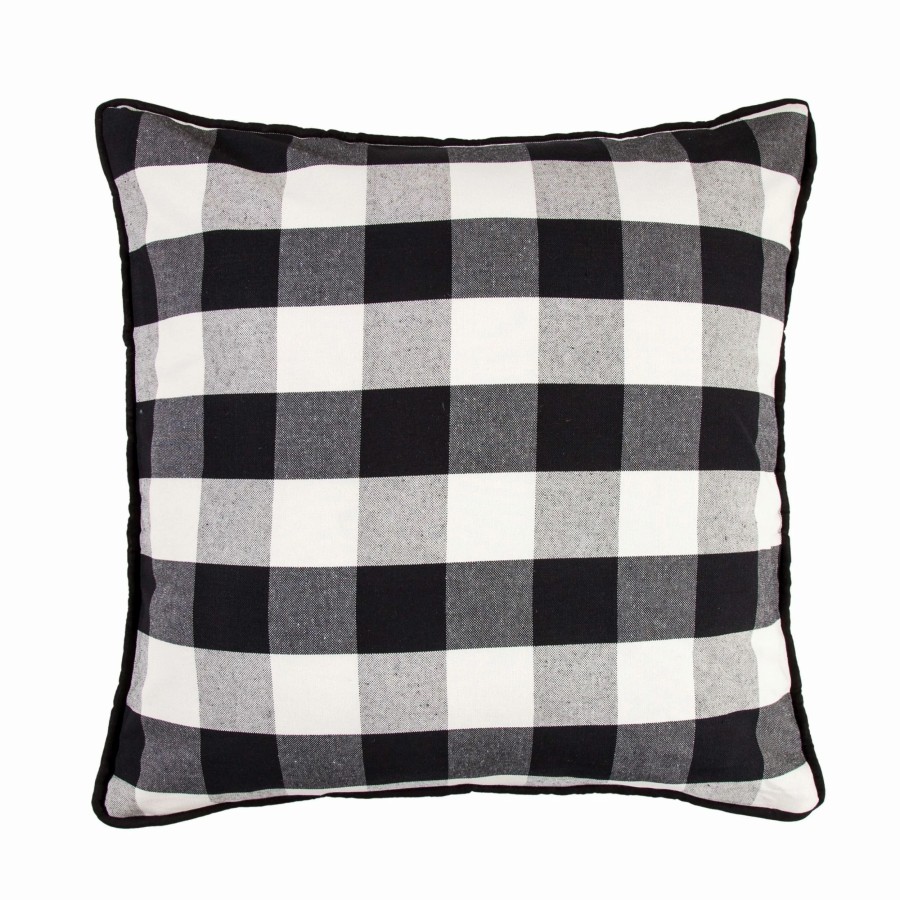 Bedding * | Top 10 Hiend Accents Blackberry Buffalo Check Euro Sham, 27 X27