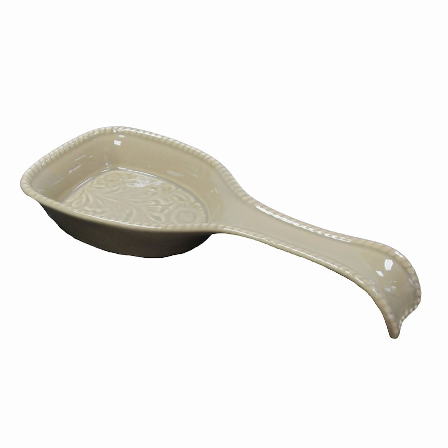 Home Goods * | Best Reviews Of Hiend Accents Savannah Ceramic Spoon Rest, 1Pc