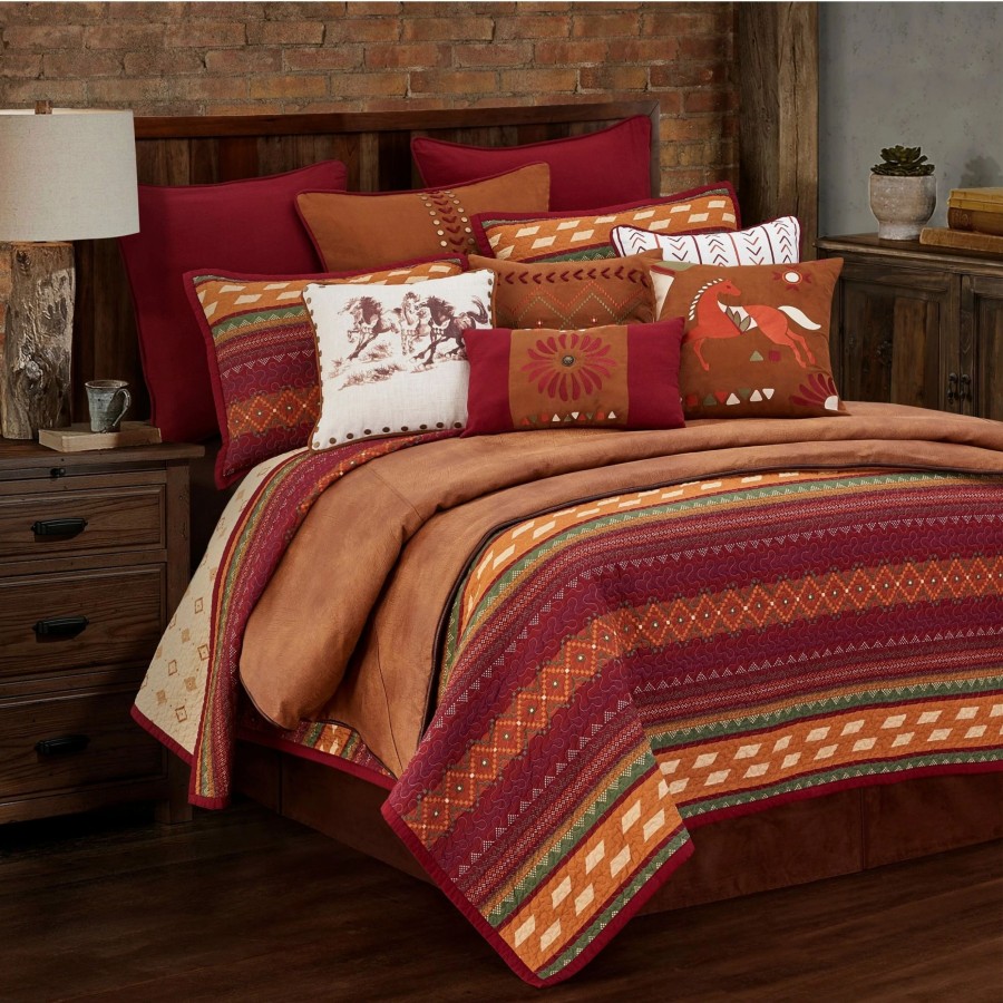 Bedding * | Promo Hiend Accents 3-Pc Reversible Solace Quilt Set, King Multi