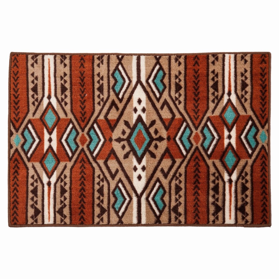 Bedding * | Wholesale Hiend Accents Aztec Stripe Rug, 24 36