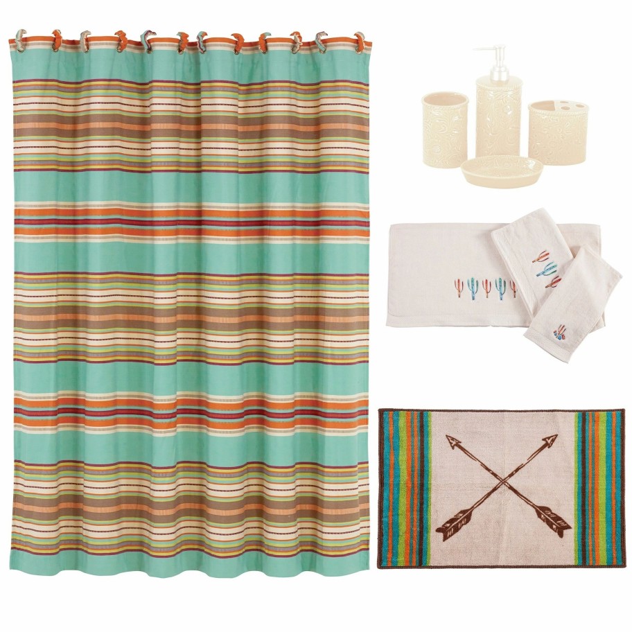 Bedding * | Promo Hiend Accents Serape 21 Piece Bath Collection