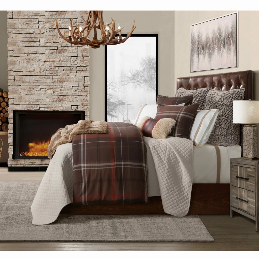 Bedding * | Buy Hiend Accents 3 Pc Jackson Comforter Set, Full