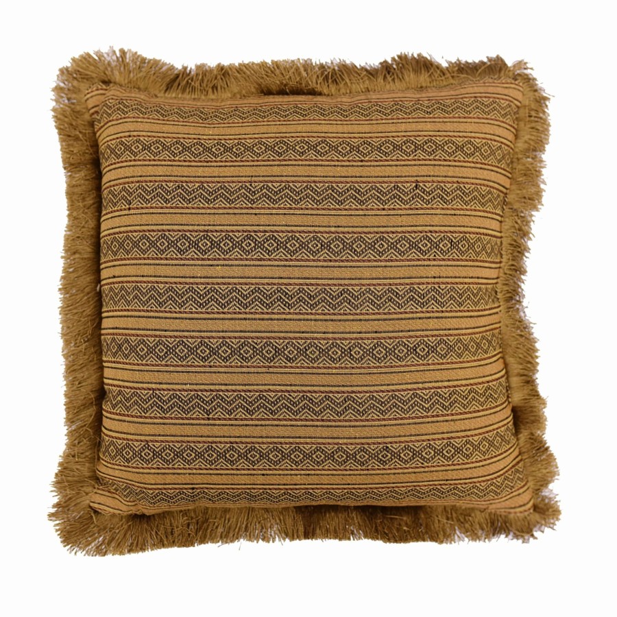 Home Goods * | Best Pirce Hiend Accents Sw Matchingthrow Pillow W/Fringe 18 X 18