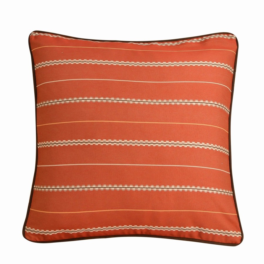 Bedding * | Deals Hiend Accents Carter Stripe Euro Sham, 27 27