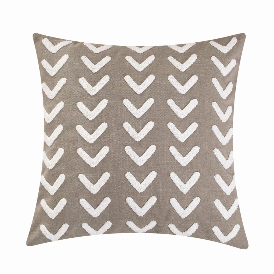 Bedding * | Top 10 Hiend Accents Applique Arrow Design Pillow, 20 20