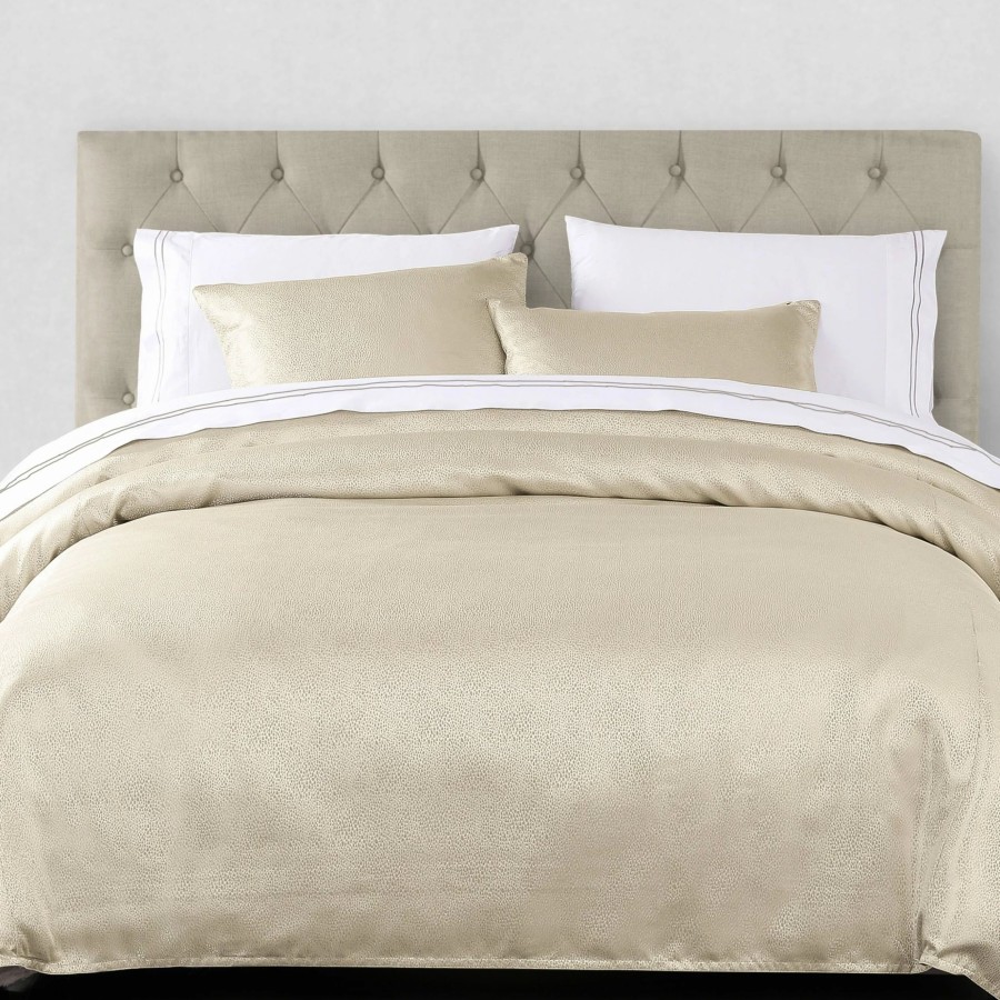 Bedding * | Brand New Hiend Accents Marilyn 3 Pc Duvet Set, Super King Gold