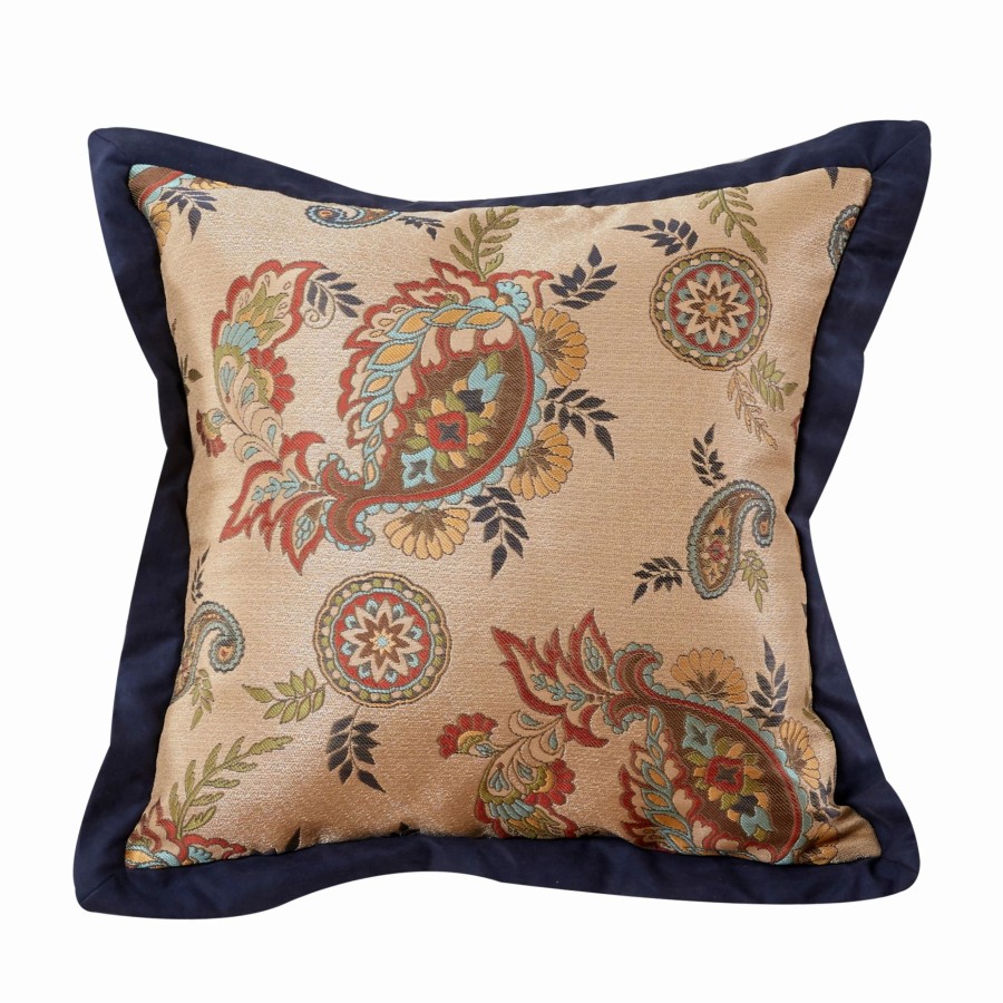 Bedding * | Best Pirce Hiend Accents Tammy Square Pillow, 18 18