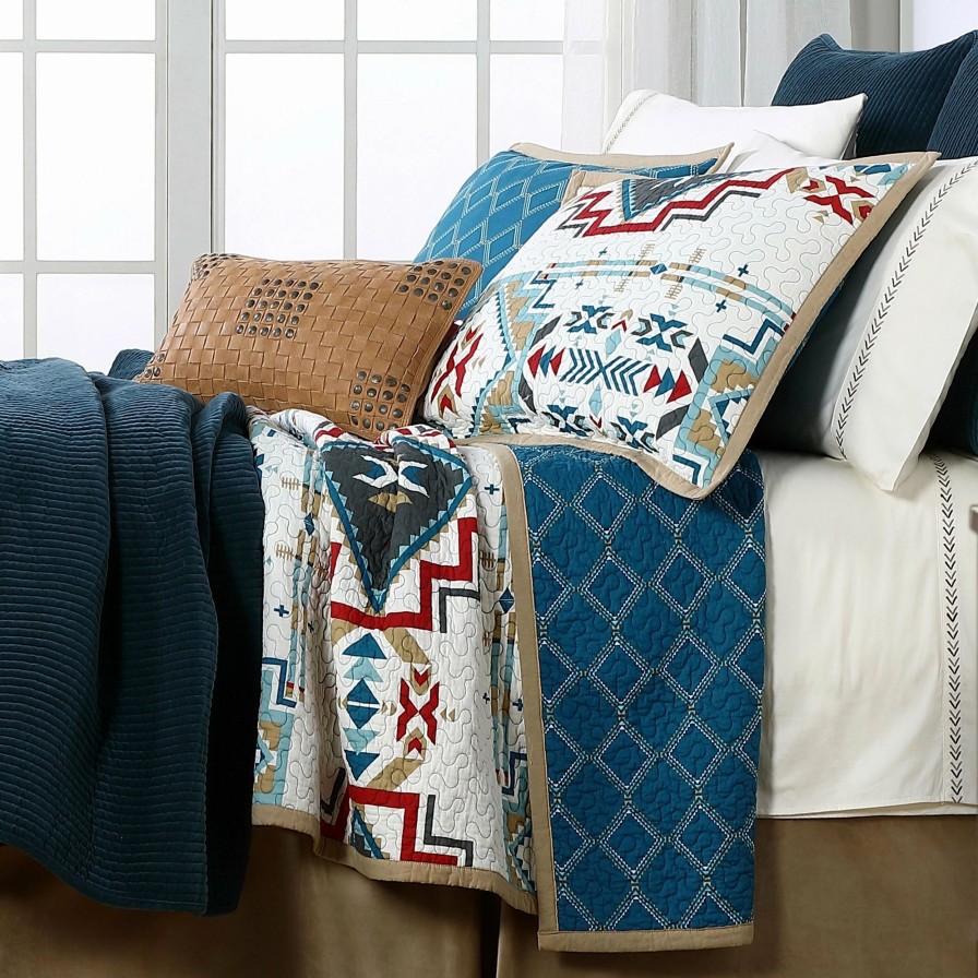 Bedding * | Cheap Hiend Accents Spirit Valley Reversible Quilt Set