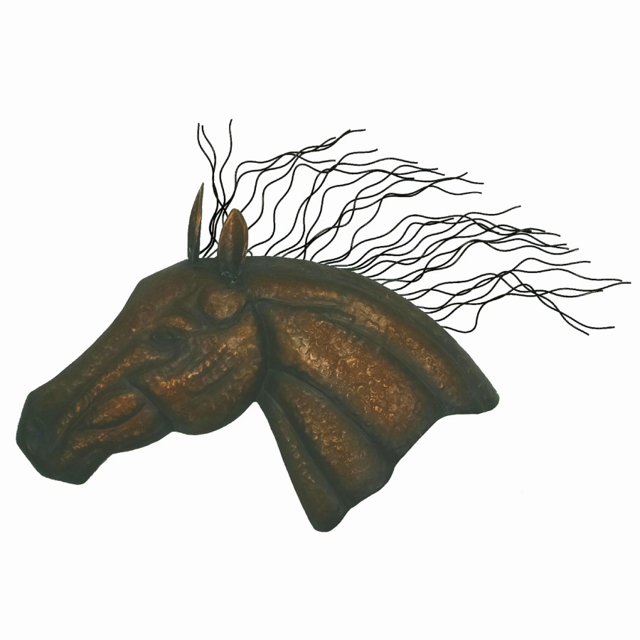 Home Goods * | Buy Hiend Accents Large Horse Head Wall Hanging