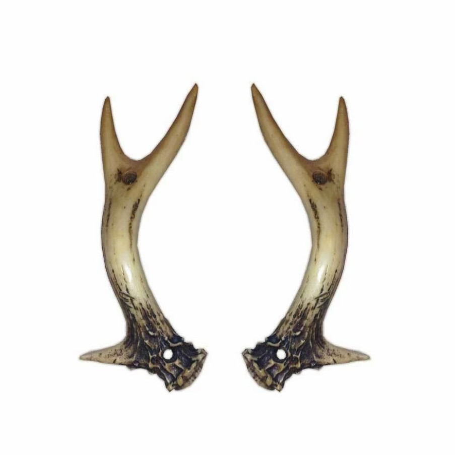 Home Goods * | Budget Hiend Accents Antler Drawer Handles (Pair)