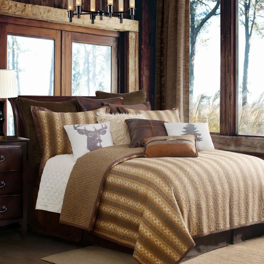 Bedding * | Best Deal Hiend Accents Hill Country Quilt Set