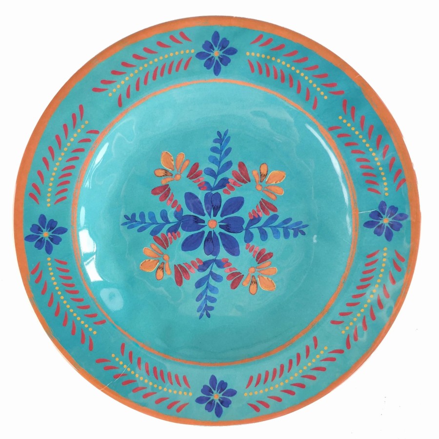 Home Goods * | Hot Sale Hiend Accents Bonita Melamine Collection Salad Plate, 4 Pc