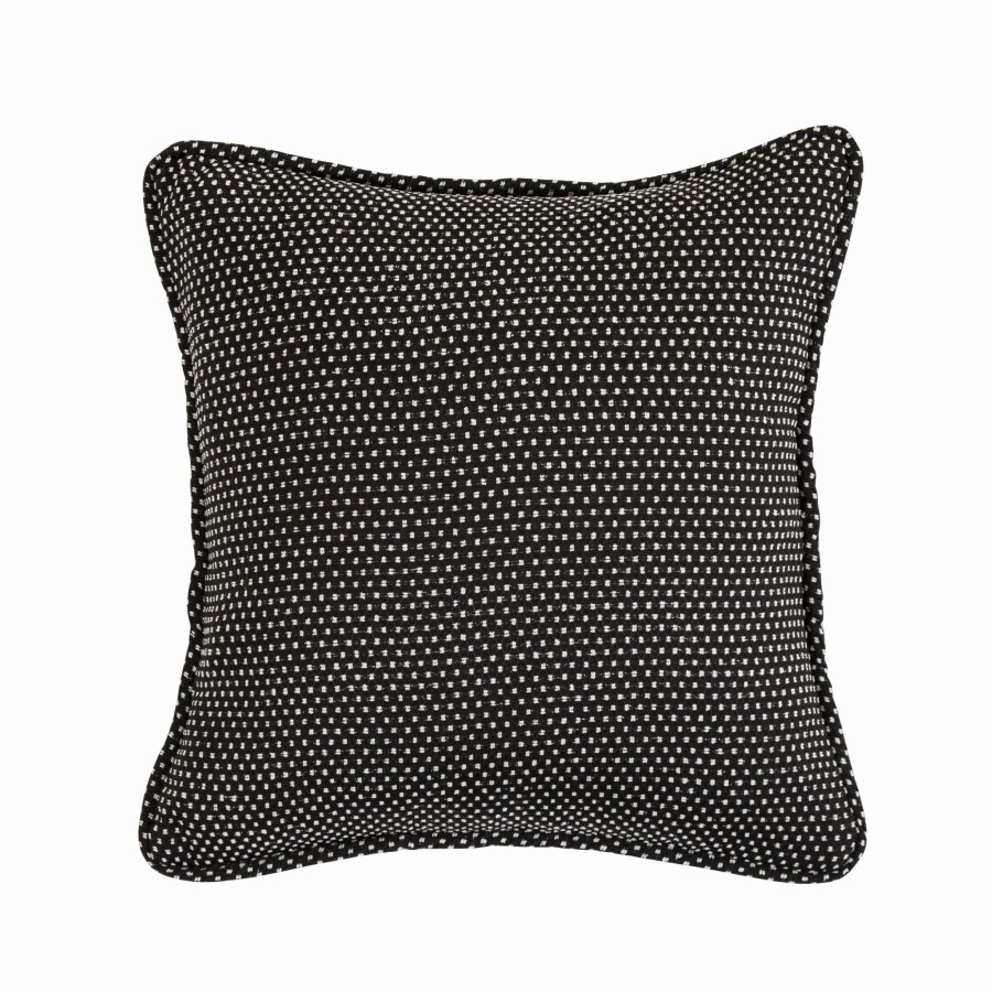 Home Goods * | Hot Sale Hiend Accents Blackberry Polka Dots Reversible Pillow, 20 X20