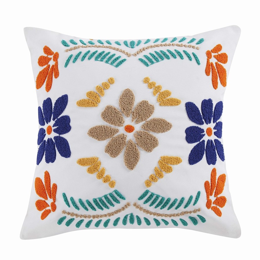 Garden & Patio * | Cheapest Hiend Accents Bonita Floral Outdoor Pillow, 20 20