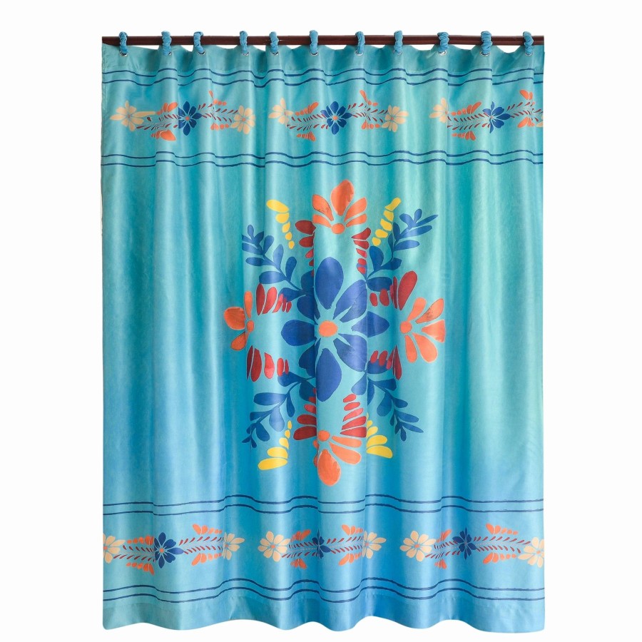 Bedding * | Best Sale Hiend Accents Bonita Shower Curtain, 72 72