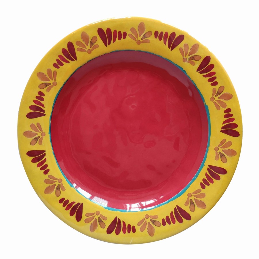 Home Goods * | Budget Hiend Accents Bonita Melamine Collection Dinner Plate, 4 Pc